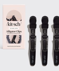 Black No-Slip Alligator Clips 3pc Set
