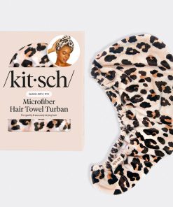 Microfiber Hair Towel - Leopard