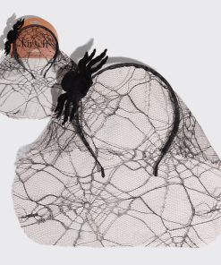 Spiderweb Veil Headband