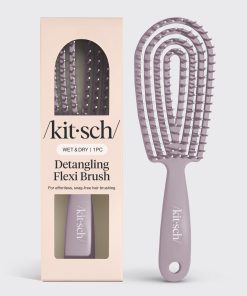 Soft Violet Detangling Flexi Brush