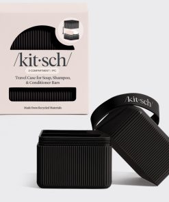 2-Compartment Travel Case - Black