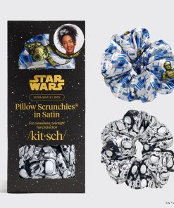 Star Wars™ & Kitsch Satin Pillow Scrunchies® in R2-D2 & Stormtroopers