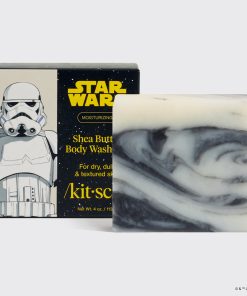 Star Wars™ & Kitsch Shea Butter Moisturizing Solid Body Wash - Stormtrooper Swirl
