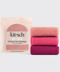 Berry Pink African Net Sponge