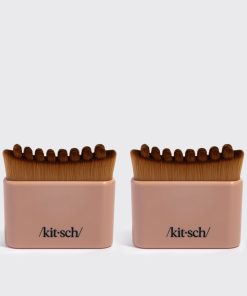Terracotta Lymphatic Contour Face Brush - 2 Pack