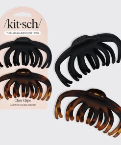 Black & Tort Octopus Claw Clips 2pc Set