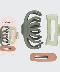 Assorted Octopus Claw Clips 3pc Set