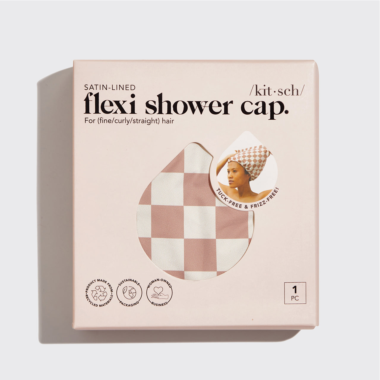 61418-SatinLinedFlexiShowerCap-Cleanse-TerracottaChecker-pkg-1280x1280px_5d40e9f6-5a53-417a-934c-f2c584a9a13e.jpg