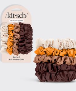 Sedona Satin Petite Scrunchies 5pc Set