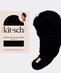 Microfiber Hair Towel - Black