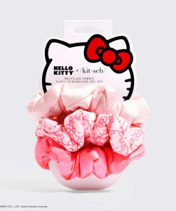Kitsch x Hello Kitty Puffy Scrunchies 3pc Set