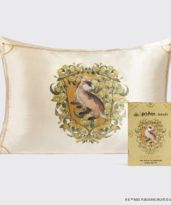Kitsch x Harry Potter Satin Pillowcase in Hufflepuff 2 Pack