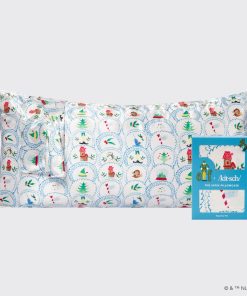 Kitsch x Elf Satin Pillowcase in North Pole - King