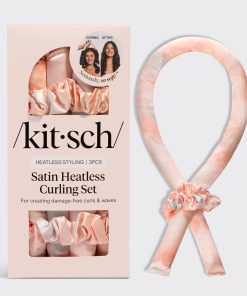 Sunset Tie Dye Satin Heatless Curling Set
