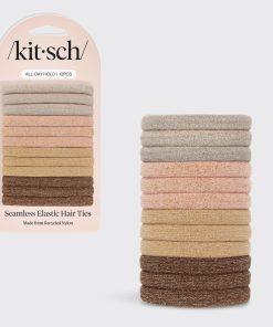 Neutral Glitter Elastics 12pc Set