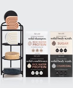 Hair Growth Rice Water Shampoo & Conditioner Caddy Bundle