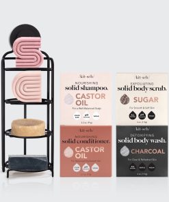 Nourishing Castor Oil Shampoo + Conditioner Caddy Bundle